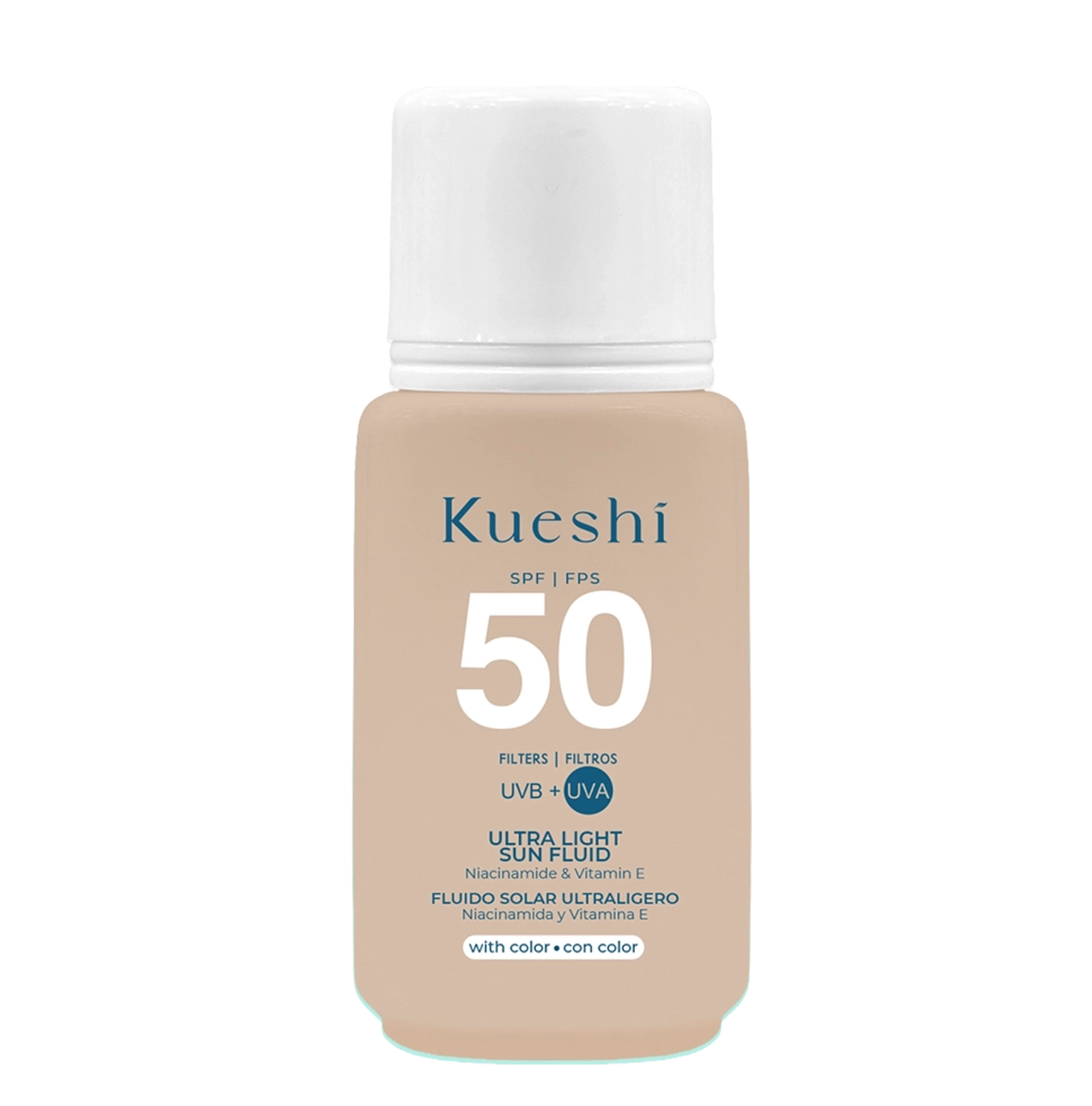 Fluido solar ultraligero con color SPF 50 50 ML